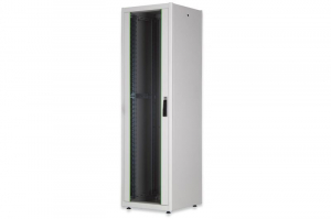 Digitus 22U 19" álló rackszekrény 600x600mm szürke  (DN-19 22U-6/6-D)